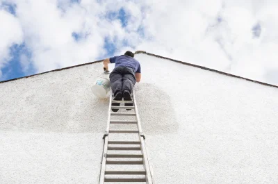 Peinture extérieure à Lesgor — façades et ravalement